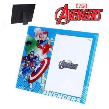 Imagem de Porta retrato 15x20 vertical de vidro - vingadores / avengers - ETIHOM