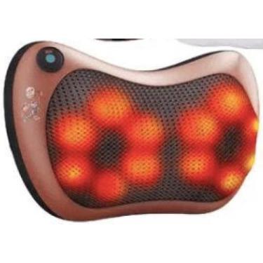 Imagem de Almofada Massageadora Movimento Shiatsu Cromoterapia Encosto  - Bc Bor