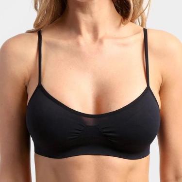 Imagem de Sutiã top básico sem costura lupo 41100-001, M, Preto