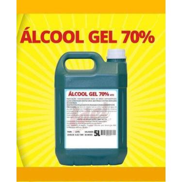 Imagem de Álcool Gel Antisséptico 70% Higienizante 5 L - Higipack