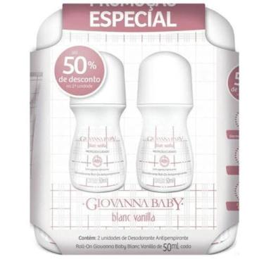Imagem de Kit desodorante giovanna baby blanc vanilla - 2 unidades
