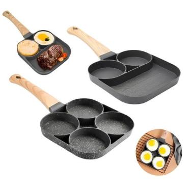 Imagem de Fritadeira Panqueca Ovo Bacon hambúrguer frigideira Antiaderente - Vij