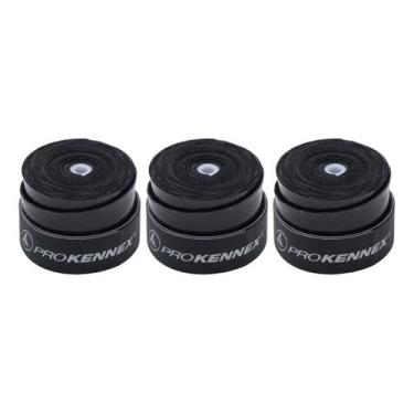 Imagem de Overgrip Prokennex Pse Tennis Beach Tennis C/3 Un., Preto