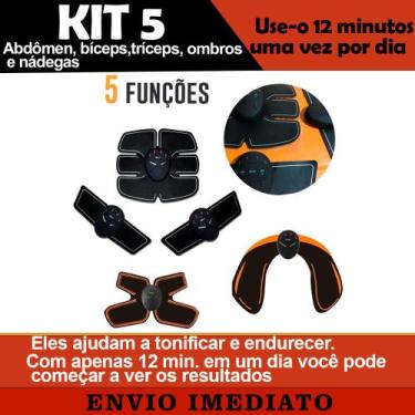 Imagem de Kit Tonificador Muscular Elétrico Fitness Series 5 Em 1 Pequeno Impuls