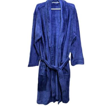 Imagem de Roupão Masculino P M G  Várias Cores Antialérgico Luxo Microfibra - In