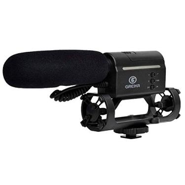 Imagem de Microfone Direcional DSQN Para Câmeras DSLR GK-SM10, Acessórios para Câmeras Digitais, Preto