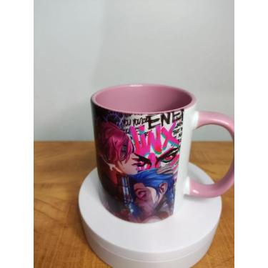 Imagem de Caneca Arcane Jinx League of Legends - Live Lokicanecas