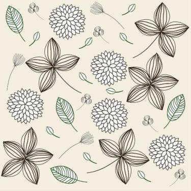 Imagem de Papel de Parede Decorativo Floral Delicado Cores Leves 3,3m - DEKAL DE
