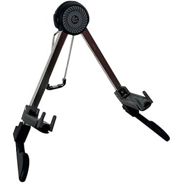 Imagem de Serve para todos os instrumentos de corda - Suporte dobrável para guitarras, banjos, bandolins, ukuleles e muito mais