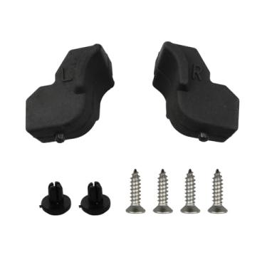 Imagem de FORLETOR Amortecedores de borracha para porta traseira esquerda e direita atualizados Almofadas limitadoras de tampa traseira adequadas para Ford F-150 2015-2020 com 4 parafusos de metal,