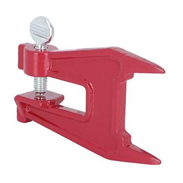 Imagem de TORNO DE COTO DE MOTOSSERRA UNIVERSAL AFIADOR DE BARRA GUIA BRAÇADEIRA FERRAMENTA PORTÁTIL AFIAR CAMPO METAL VERMELHO 12,5X8CM