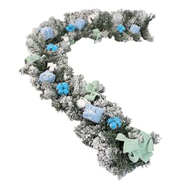 Imagem de Belas Guirlanda de outono para porta da frente guirlanda de natal rosa artificial ao ar livre guirlanda criando atmosfera de festivais diverso