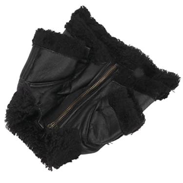 Imagem de Jaqueta de Couro de Pelúcia para Cachorro de Inverno, Grossa à Prova de e Elegante Couro PU Quente Profissional Roupas para Cães de Estimação Roupas Suprimentos para Cães (S)