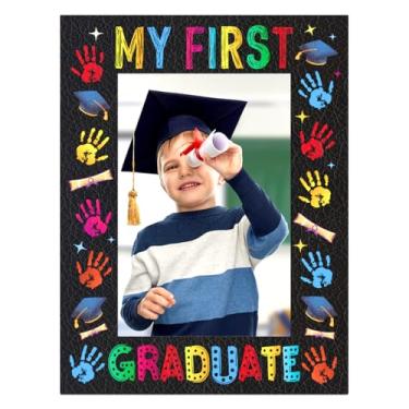 Imagem de JUESMOS Porta-retrato My First Graduation 2026, pré-escolar, pré-escolar, formatura, presente de formatura para crianças, meninos, meninas, comporta 10 cm x 15 cm, lembrança de formatura infantil