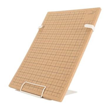 Imagem de Macamer Placas do Suporte Ajustável Placa de Cortiça de Dupla Face Stand Metal Stand Braiding Bracelet Criando Artesanato Doméstico