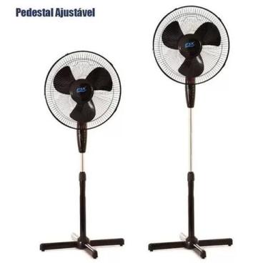 Imagem de Kit C/2 Un Ventilador Coluna Pedestal 40cm 45w 3 Velocidades - Monaliz