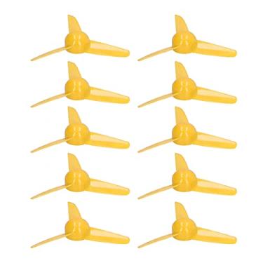 Imagem de Akozon 10 Unidades de Hélices de Plástico de 3 Lâminas de 70 Mm para Barcos de Brinquedo DIY e Acessórios Giratórios de Carro RC Com Furo de 2 Mm (#12)