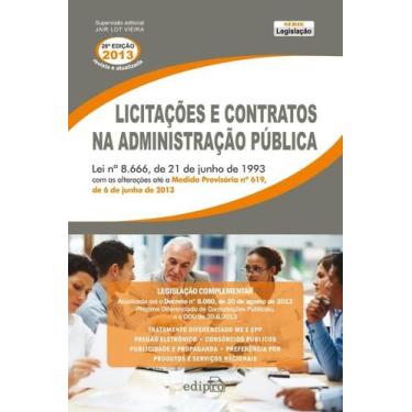Imagem de Livro - Licitações e contratos na administração pública