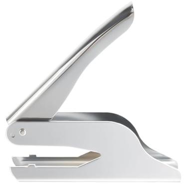 Imagem de CRASPIRE Carimbo de selo em relevo portátil em aço inoxidável biblioteca portátil n prata selagem suporte de gravação para livros escolares oficiais presentes envelopes guardanapos papel convite