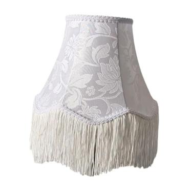 Imagem de WeiLaiKeQi Tampa de luminária de lâmpada de mesa tampa de luminária de piso com borla Trendy Decorativa Creative Desk Sombra Luz para Sala de Livro Domor