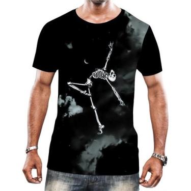 Imagem de Camisa Camiseta Arte Tumblr Esqueletos Caveira Ossos Moda 2 - Enjoy Sh