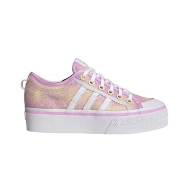 Imagem de adidas Tênis feminino plataforma Nizza casual - roxo, Bliss Lilás/Branco/Quase Amarelo, 40