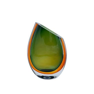 Imagem de Vaso de Vidro Estilo Murano Verde 24cm OD0169 BTC