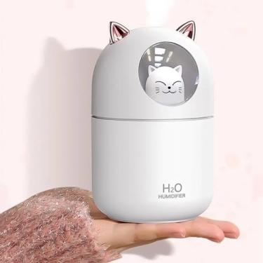 Imagem de Umidificador Aromatizador Difusor Infantil Gatinho Luz - Utimix
