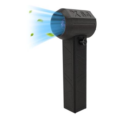 Imagem de X64 Ventilador elétrico de poeira com motor sem escovas, soprador de ar elétrico super potente a jato seco, turbofan potente de 11 lâminas, espanador de ar elétrico portátil para carro