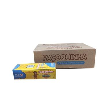 Imagem de Paçoquinha Quadrada ZERO Açúcar Tradicional - CX Com 10 Displays de 27