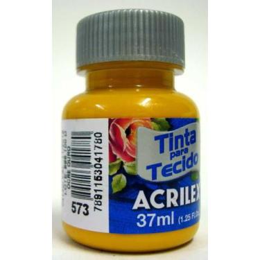 Imagem de Tinta Para Tecido 37ml Fosca - 573 Ocre Ouro Acrilex