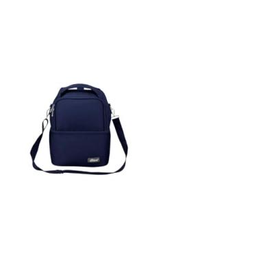 Imagem de Bolsa Térmica Lancheira Porta Marmita 2 Andares - Azul