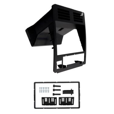 Imagem de Moldura 2 Din 7 Gol Voyage Parati Saveiro Quadrado 88 A 96