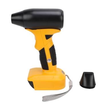 Imagem de Soprador de Ar Elétrico Jato Seco, Motor Sem Escova, 18v, Alta Potência, 130000rpm, Motor Portátil Poderoso para Limpeza de Carro (yellow)