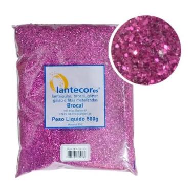 Imagem de Glitter Metalizado Rosa 200 Tinta De Parede 500gr - Lantecor
