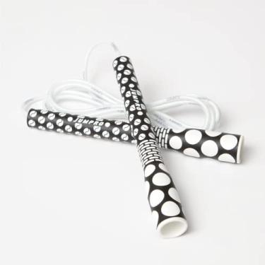 Imagem de Corda de pular para exercícios físicos – leve, ajustável, livre de emaranhados, excelente controle de linha para cardio boxe, crossfit, exercícios de treinamento para todas as idades e gêneros (luxo