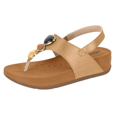 Imagem de Sandália Feminina Flatform Plataforma Média Conforto Modare