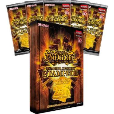 Imagem de Yugioh Tuck Box Quarter Century Stampede 5 Booster Cartas Inglês Konam