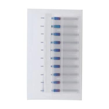 Imagem de Bocado de Corte do Roteador do Carboneto de 10 Pces, Bocado Azul Gravura do Moinho de Extremidade do Milho para a Gravura Maquinaria do Pwb do Cnc (1,0 mm)