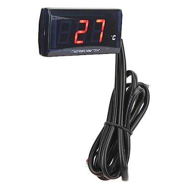 Imagem de Medidor de Temperatura água para Motocicleta, Medidor de Temperatura água para Motocicleta Com Adaptador de Sensor de 22 Mm Termômetro de água para Motocicleta de 2,24 X