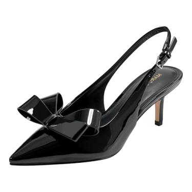 Imagem de Marc Fisher Allon Pump feminino, Patente preta 002, 38
