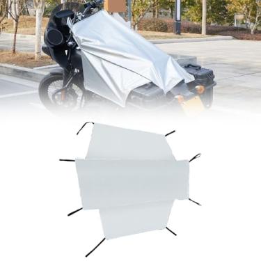 Imagem de Dream Apparel Capa de assento de motocicleta proteção solar impermeável ao ar livre chuva proteção contra poeira ajuste universal resistente à prova de vento capa de veículo motocicleta com bolsa de