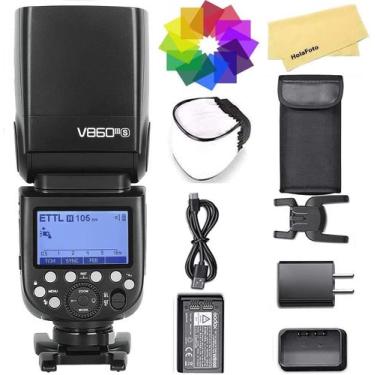 Imagem de Câmera Flash Godox V860III-S para Sony com bateria de íon de lítio de 