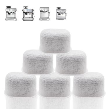 Imagem de Dianrui Pacote com 6 filtros de água para substituição de filtro Breville para máquina de café expresso Breville BWF100 870/878/880/860/840/810/600/500/450 (carvão ativado)