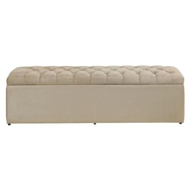 Imagem de Báu Calçadeira Sapateira Dubai 1,38 Mt-suede Bege