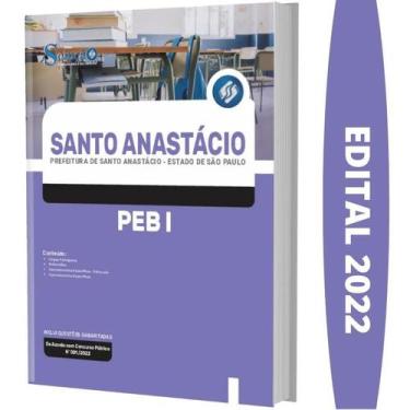 Imagem de Apostila Concurso Santo Anastácio Sp - Peb 1 - Editora Solucao