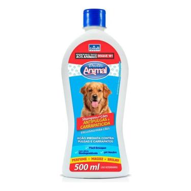 Imagem de Kit c/ 2 Shampoo Caes Doctor Animal Antipulgas