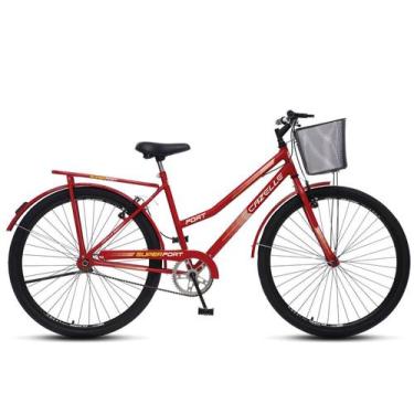 Imagem de Bicicleta Transporte Aro 26 Colli Cazelle Fort, Rosa neon