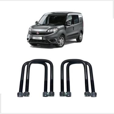 Imagem de Grampo de elevação doblô 4cm 6cm suspensão lift com porcas - Borfix