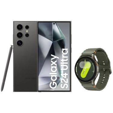 Imagem de Smartphone Samsung Galaxy S24 Ultra 6,8 512GB  - Preto 5G + Smartwatch